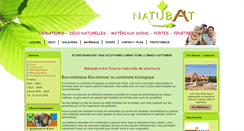 Desktop Screenshot of natubat.fr